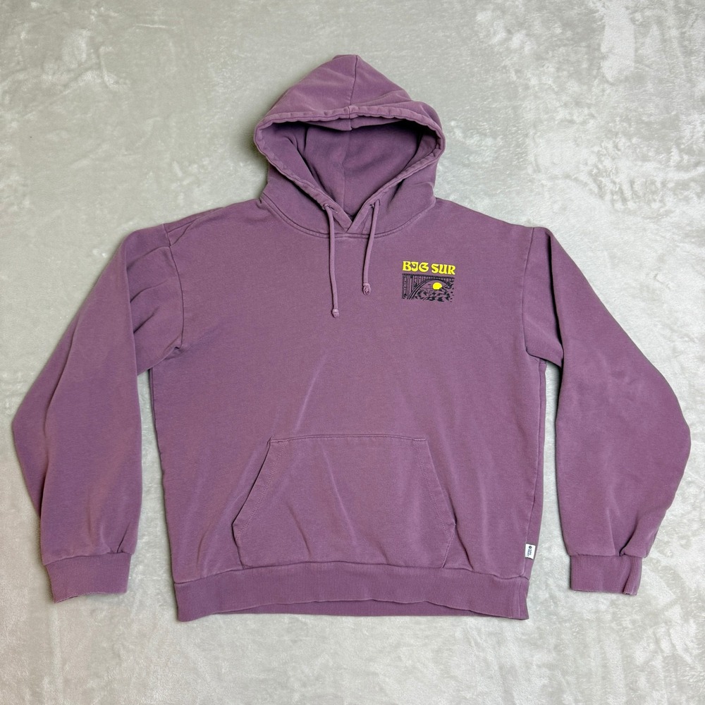Parks Project Big Sur Hoodie Women XXL Purple Graphic PCH Bridge Gorpcore Nature